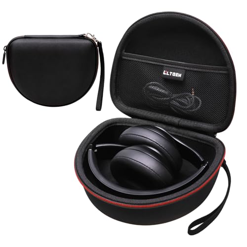 Case for Beats Studio Pro/Solo 4/Studio3/Solo3 Wireless Headphone Black | Hard Carrying Travel Case for Beats Studio Pro/Solo 4/Studio3/Solo3 Wireless Headphone - color: Black