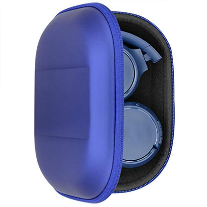 Geekria Shield Headphones Case Compatible with JBL Tune 510BT, Tune 660NC, Tune 560BT, Tune 500BT, Jr 310BT, Replacement Hard Shell Travel Carrying Bag with Cable Storage (Blue) - color: Blue