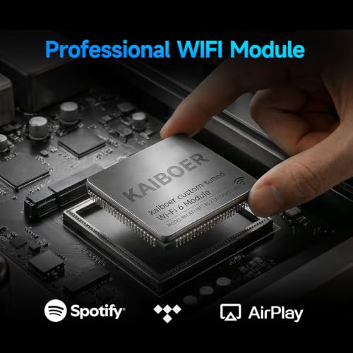 DAC-K5 HiFi DAC/AMP,Desktop Headphone Amplifier,Dual ES9039Q2M DAC,768kHz/32bit,DSD512,6.35mm+4.4mm,RAC,XLR Output,Coaxial, Optical, HDMI-IIS Input,Airplay,Bluetooth 5.4,WiFI6 | Spotify,Tidal Streaming,Dual ES9039Q2M DAC,Airplay,DLNA