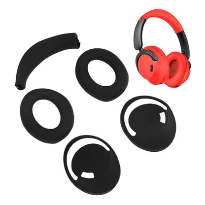 Vikye Headphone Ear Pads Covers, Ear Pads Cushions and Headband, Protector with Zipper Closure Compatible with HC905 SE Headphones