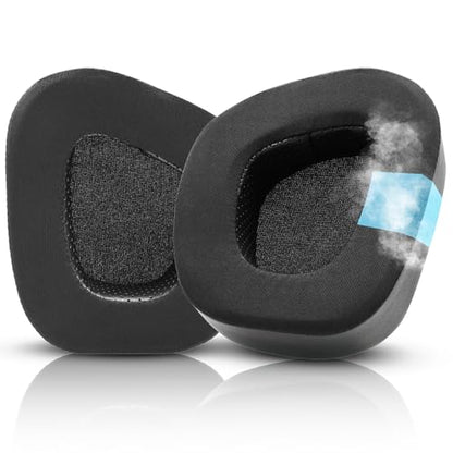 Replacement Ear Pads Cushions for Corsair Void & Corsair Void PRO RGB Wired/Wireless Gaming Headsets(Cooling-Gel/Black)