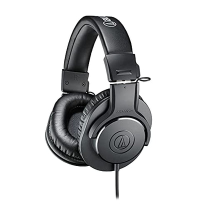 Audio-Technica ATH-M20x Professional Studio Monitor Headphones, Black - color: Black, style: Wired