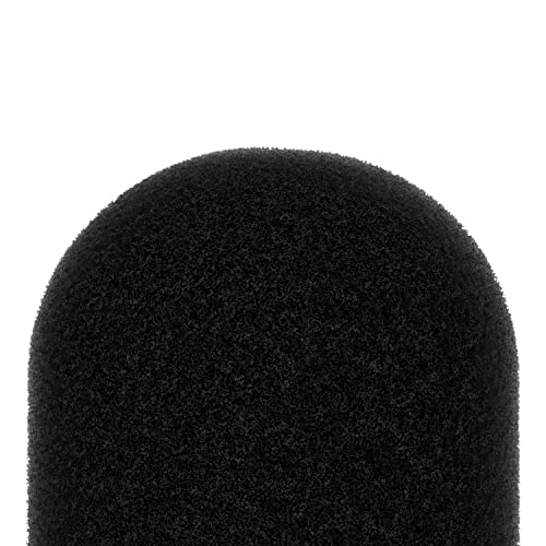 Foam Cover for Lavalier Lapel Microphone, Windscreen for Mini Clip-On Lav MIC, 10-Pack 10mm - color: Foam Cover, 10-Pack