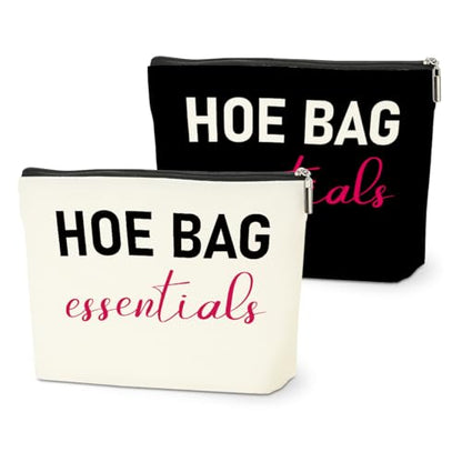 2 PCS Funny Gifts for Women Makeup Bag, Cosmetic Bags Gag Gifts for Girls - color: Multicolor 0080
