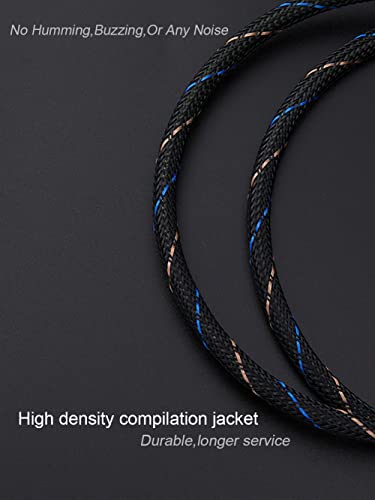 Audiophile RCA to 2RCA Subwoofer Cable,1 RCA Male to 2 RCA Male Audio Cable RCA Y-Adapter,Oxygen-Free Copper,Nylon Braided Jacket (1M(3.3FT)) - size: 1M(3.3FT)