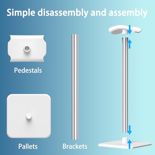 Headphone Stand - Headset Stand with Aluminum Hanger (White) | Headphone Holder for AirPods Max, Sony, Bose, Beats and More - color: White