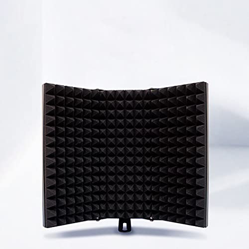 28cm Panel Height Mic Sound Absorbing Foam Reflector Metal Materials Professional Recording Foldable Portable Props