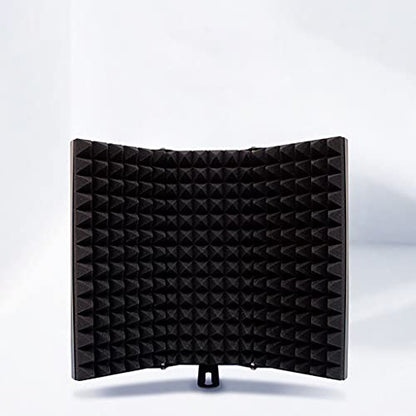 28cm Panel Height Mic Sound Absorbing Foam Reflector Metal Materials Professional Recording Foldable Portable Props