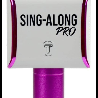 Sing-Along PRO Bluetooth Karaoke Microphone - Wireless Mic for Kids & Adults - Portable Karaoke Mic with Stereo Audio (Pink) - color: Pink