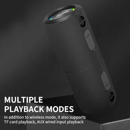 CYBORIS 2 in 1 Portable Splittable Bluetooth Speaker, Waterproof Split Wireless Speaker Bluetooth V5.3 with 20W Loud Stereo Sound, 24H Playtime, True Wireless Pairing for Home, Outdoor or Travel