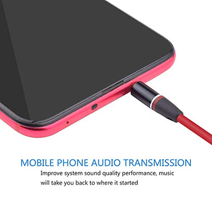 3.5mm Audio Extension Cable Male to Female Compatible with Beats Solo3, Solo2, Studio1 Headphones – AUX Headphone Extension Cord for Phones, Tablets, Laptops, MP3 Players, Speakers (Red)