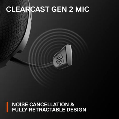 SteelSeries Arctis Nova 1 Multi-System Gaming Headset — Hi-Fi Drivers — 360° Spatial Audio — Comfort Design — Durable — Ultra Lightweight — Noise-Cancelling Mic — PC, PS5/PS4, Switch, Xbox - Black - color: Black, style: Nova 1