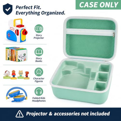 Hard Case for Little Tikes Story Dream Machine Books, Mint Green - color: Green