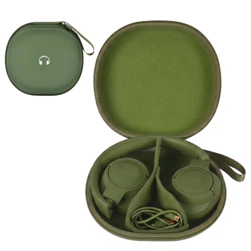 Comecase Headphone Case for JBL Tune 770NC，for JBL Live, 770NC, 660NC, 650B | Adjustable Divider, Cable Space and Carry Handle for Commuting, Gym and Travel, Students and Music Lovers - Military Green - color: Military Green