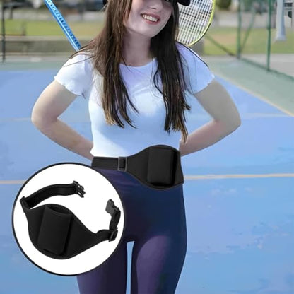 8 Pack Mic Belt Wireless with Anti Dropping Strap Adjustable | Neoprene Microphone Black Waistband Bag for Vertical Mic Fitness Speaker, for Theatre Microphone Holder
