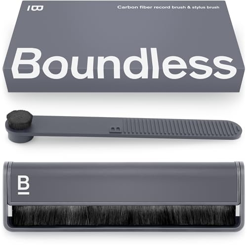 Boundless Audio Vinyl Record Cleaning Kit - 2-in-1 Brush & Stylus Cleaner - size: 2 pc