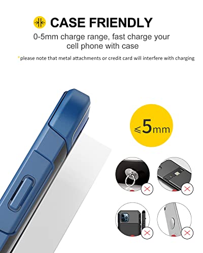 Z1 Wireless Charger Wireless Phone Charger Stand 10W Max Compatible with Apple iPhone 12/12 Pro Max/ 11Pro/11Pro Max/XR/XS Max/XS/X/8/8Plus, Samsung Galaxy - color: 1 Pack White