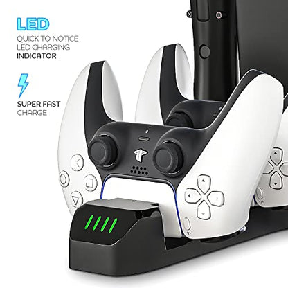 Skywin VR Charging Stand for Gamers, PSVR Charging Station to Showcase, Display, and Charge Your PS5 & Controller – Ideal Holiday Present & Birthday Gift (PlayStation 5) - color: PlayStation 5
