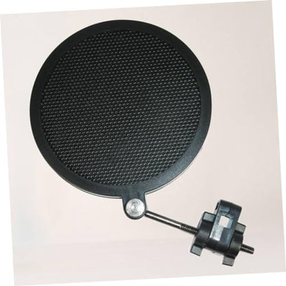 Small Microphone Double Layer Iron Mesh Pop Filter Shield