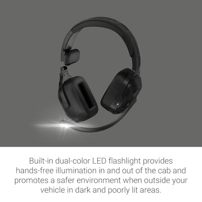 Garmin dēzl™ Headset 210, 2-in-1 Premium Trucking Headset | 2-in-1 Wireless Trucking Headset, Active Noise Cancellation, Memory Foam Ear Pad, Built-In Flashlight - style: 2-IN-1