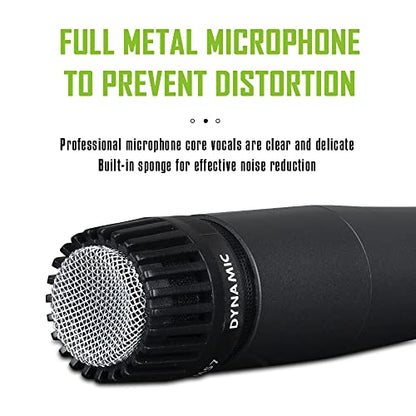 wm57 Dynamic Vocal Classic Style Microphone Audio Instrument Classic Professional Dynamic Cardioid Unidirectional - for Instruments, Drums, Percussion, Vocals(not Include Cable) - color: wm-57