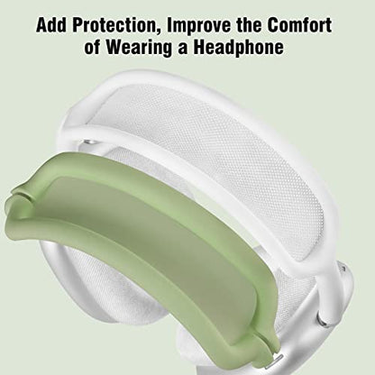 FILOTO Case for Airpods Max Headphones, Ear Pad Case Cover/Ear Cups Cover/Headband Cover for AirPods Max (USB-C/Lightning)(2024/2020), Silicone Accessories Cases (Cactus Green) - color: Cactus Green