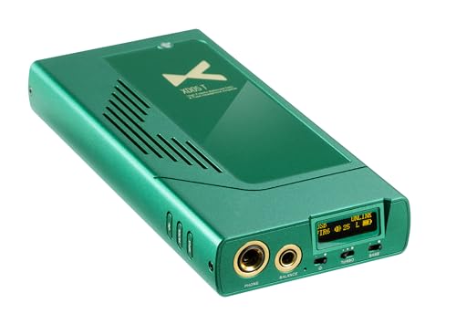 xDuoo XD05 T Portable DAC & Tube Balanced Headphone Amplifier - 1500mW AMP ES9039Q2M MQA DAC DSD512 32Bit/768kHz Bluetooth5.1/USB/Coaxial/Optical/AUX Input