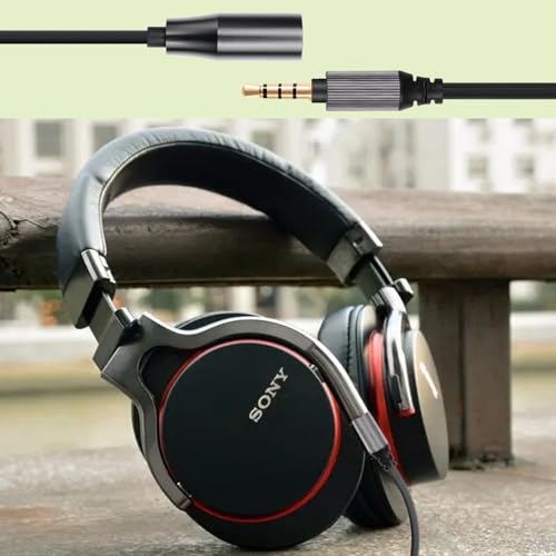 FAAEAL WH-1000XM5 Audio Cable Replacement for Sony WH-1000XM3 XM4 MDR-950BT MDR-1AM2 WH-XB910N Headsets ATH-M50xBT2 Headphones 6.5ft 4Pin-XLR - color: Black(6.5ft 4PIN-XLR)