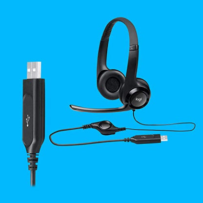 Logitech New logitech h390 USB Headset with noisecanceling Microphone Bulk Packaging, 5.8 Ounce