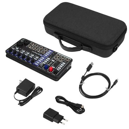 GEEKRIA Hard Shell Travel Case Compatible with Zoom LiveTrak L6 / L6 Digital Mixer, Audio Mixer Carrying Bag (Dark Gray) - style: For L6