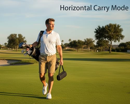 Hard Protective Travel Case Compatible with Bushnell Wingman 2 /Bushnell Wingman Golf GPS Bluetooth Speaker（Black）