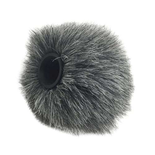 BESTonZON Mic Furry Windscreen Cover for Camera Microphones High-performance Accessory for and Smartphone Use Easy to Install Sound Absorption