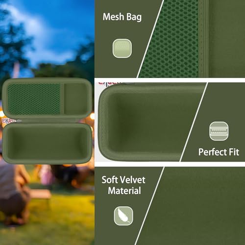 khanka Hard Travel Case Replacement for Sonos Roam 2 / Sonos Roam Portable Smart Bluetooth Speaker - color: Green