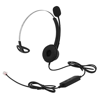 Office Desk IP Phone Headset RJ9 Compatible with Avaya 1416 1608 2410 5621 9504 9608G 9611G Cisco 7821 7911 7941 7942 7945 7962 8845 8851 Volume Control Adjustable Mic Noise Cancelling | for Avaya 2410 5621 9504 9608G 9611G, Cisco 7911 7941 7942 7945 7962