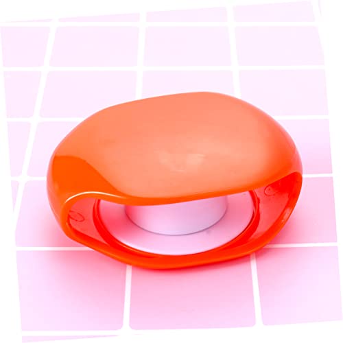 Vaguelly Automatic Cord Winder for Earphones and Data Cables Retractable Organizer Box for Travel Compact Storage Solution in Orange