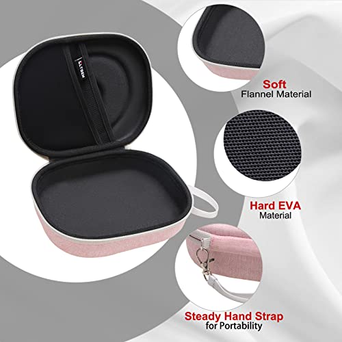 Case for JBL Tune 770NC/510BT/720BT/520BT/670NC/520C Headphones Pink | Hard Carrying Travel Case for JBL Live 770NC/670NC/680NC/780NC Headphones - color: 8.Pink ouside + Black inside