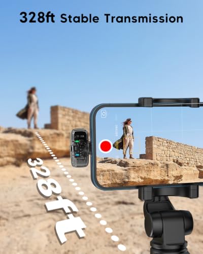 ZealSound Mini Wireless Lavalier Microphone for iPhone, iPad & Android - color: Black
