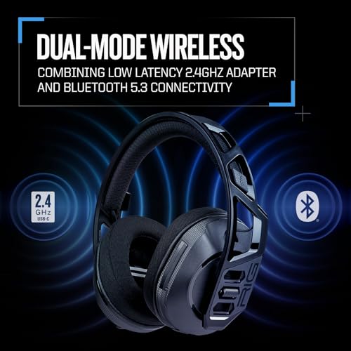 RIG 600 PRO HS Dual Wireless 2.4GHz and Bluetooth Multiplatform Gaming Headset for PlayStation PS4, PS5, Nintendo Switch, Switch 2, PC, USB, Steam Deck, Android, iPhone (NOT Compatible with Xbox)