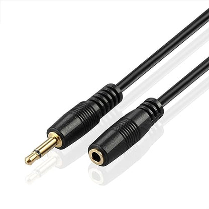 TNP 3.5mm Mono Extension Cable (10 FT) - 12V Trigger Cable, IR Infrared Sensor Receiver Extension Extender, 3.5mm 1/8" TS Monaural Mini Mono Audio Plug Jack Connector Male to Female Cable Wire Cord - size: 10FT