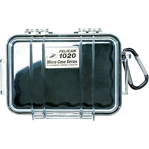 Pelican 1020 Micro Case (Black/Clear) - color: Black/Clear