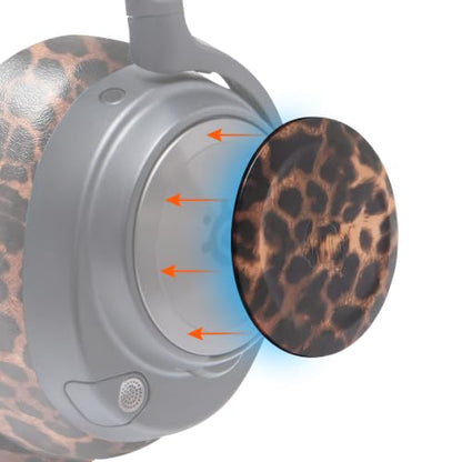 WC Side Plates for Arctis Nova Pro Wireless, Pro Wired & Nova Elite | Made by Wicked Cushions | Also fits Nova Pro Omni, 7, 7X & 7P | Leopard - color: Leopard