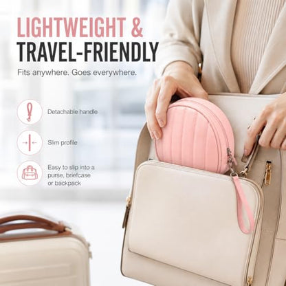 Soft-Touch Headphone Case for Sony, for JBL and for BERIBES-Pink - color: PINK