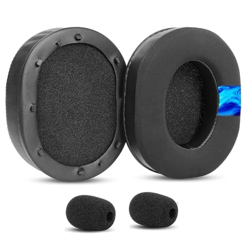 Cooling Gel Replacement Earpads Cushions Compatible with Razer BlackShark V2/BlackShark V2 Pro/BlackShark V2 X Gaming Headset Ear Pads with Cooling Gel Layer
