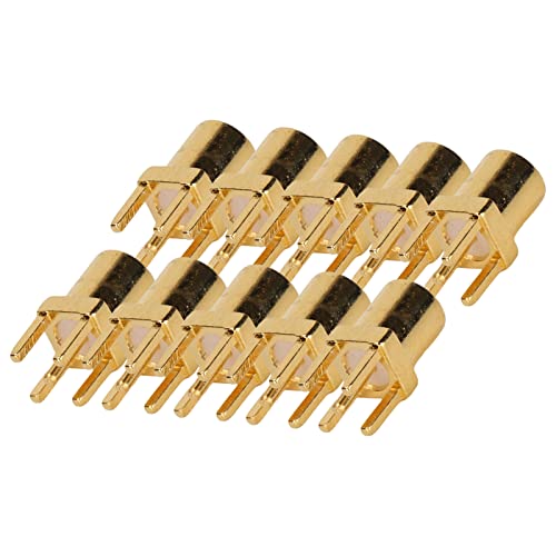 10PCS MMCX Female Connectors 4 Pin Solder Type for PCB Antenna Earphone Repair