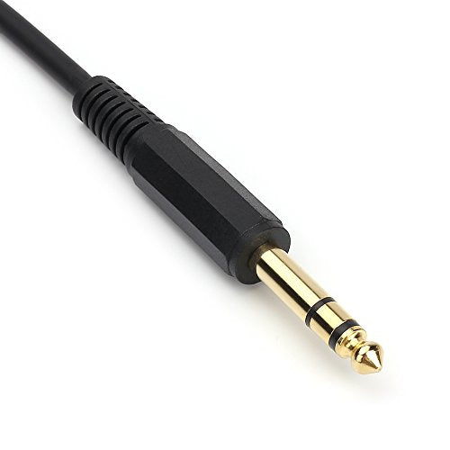 1/4 Inch Male to Female Stereo Extension Cable Gold Plated Quarter inch Headphone Extension Cable Cord- 20FT /6.6 Meters - size: 20 Feet