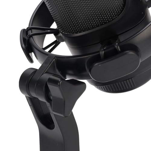 Dpofirs Gaming USB Microphone with RGB, Cardioid Condenser for PC, Streaming, Podcast - Pop Filter, Touch Control, Volume Knob, Instant Mute