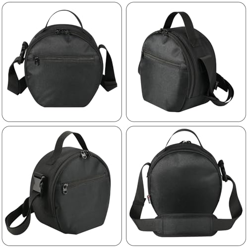 DJ Headphone Case with Adjustable Shoulder Strap Accessory Pocket Storage Bag for Headphone Headset