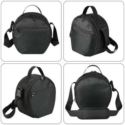 DJ Headphone Case with Adjustable Shoulder Strap Accessory Pocket Storage Bag for Headphone Headset