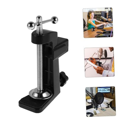 SUPVOX Adjustable Metal Base Boom Arm for Live Streaming Easy Tool Assembly Flexible Positioning for Condenser Microphones