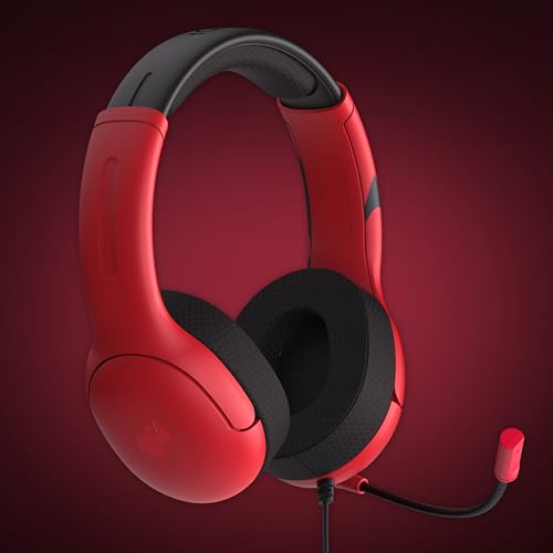 PDP Gaming Xbox Series X|S Red Bundle: REMATCH Wired Gamepad Controller & AIRLITE Wired Headset with Mic, Licensed Xbox One Gamepad, Customizable Joysticks/Triggers in App, Windows PC, Red and Black
